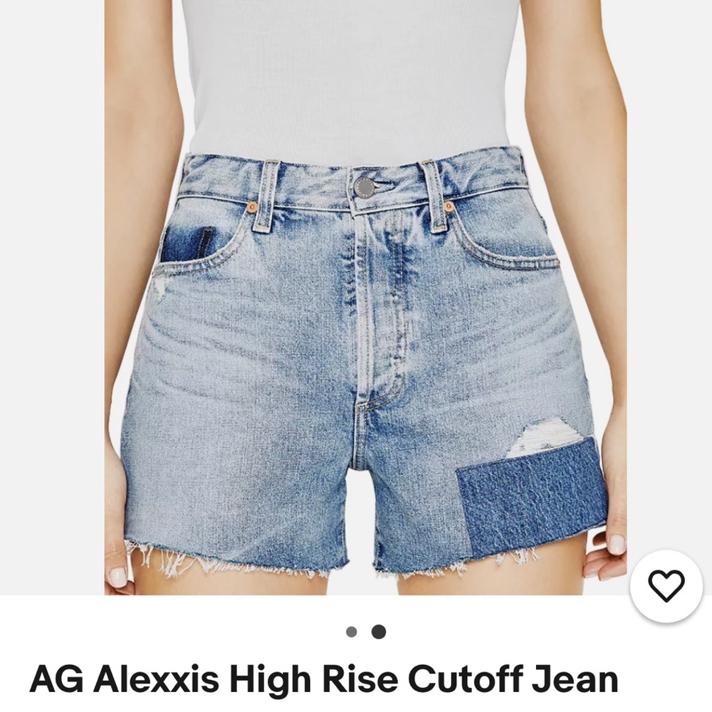 AG Alexxis light washed denim shorts - NWOT
